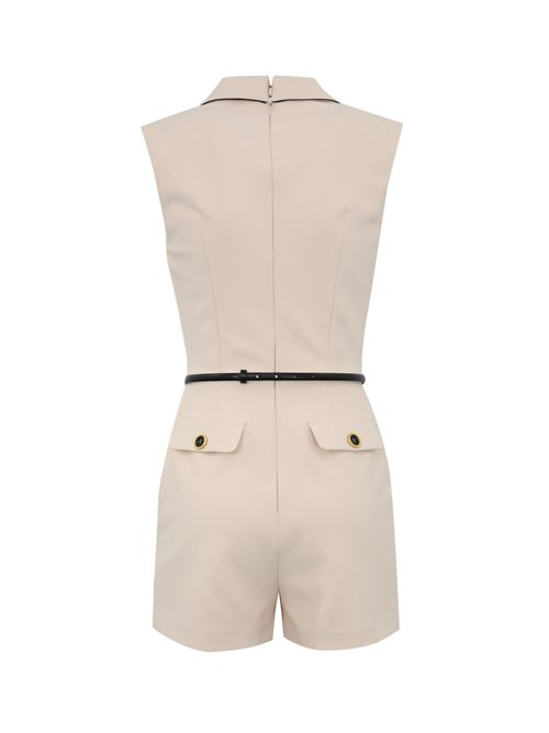 Tuta doppiopetto in crepe Elisabetta Franchi | TUT4551E2E84